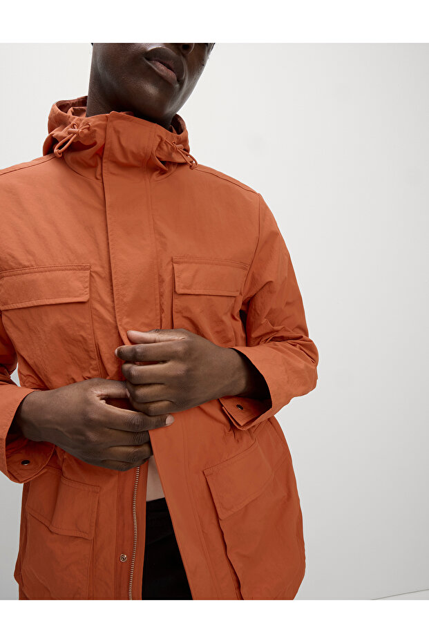 4 Cepli Kapüşonlu Ceket - 2