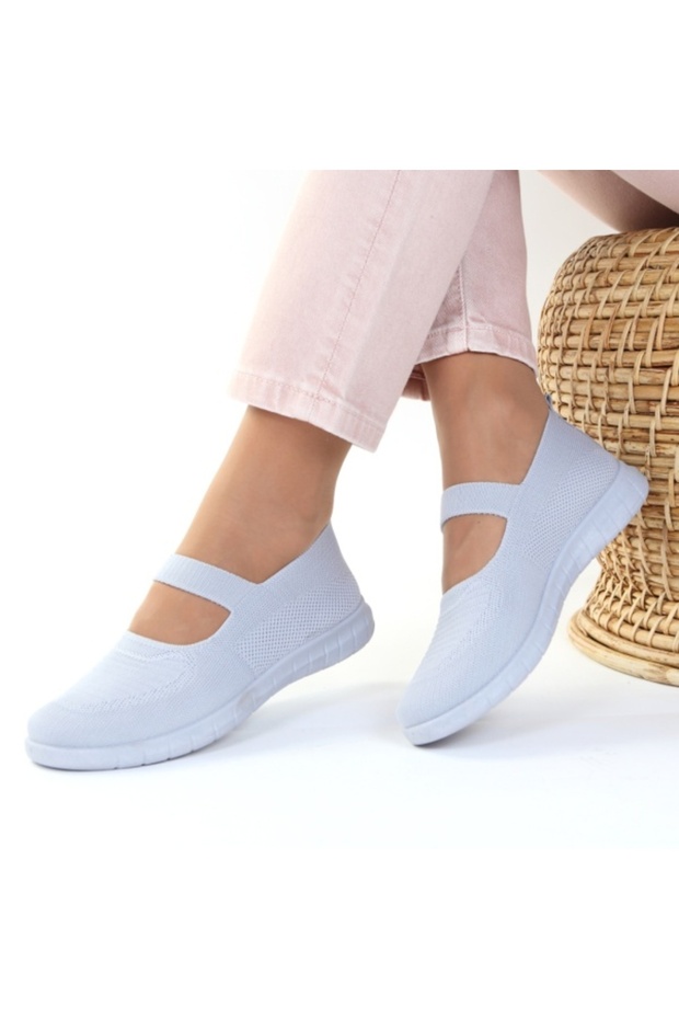 Gray espadrilles with strap - 1