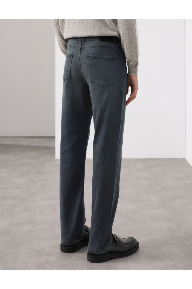 Düz Kesim Jeans - 3