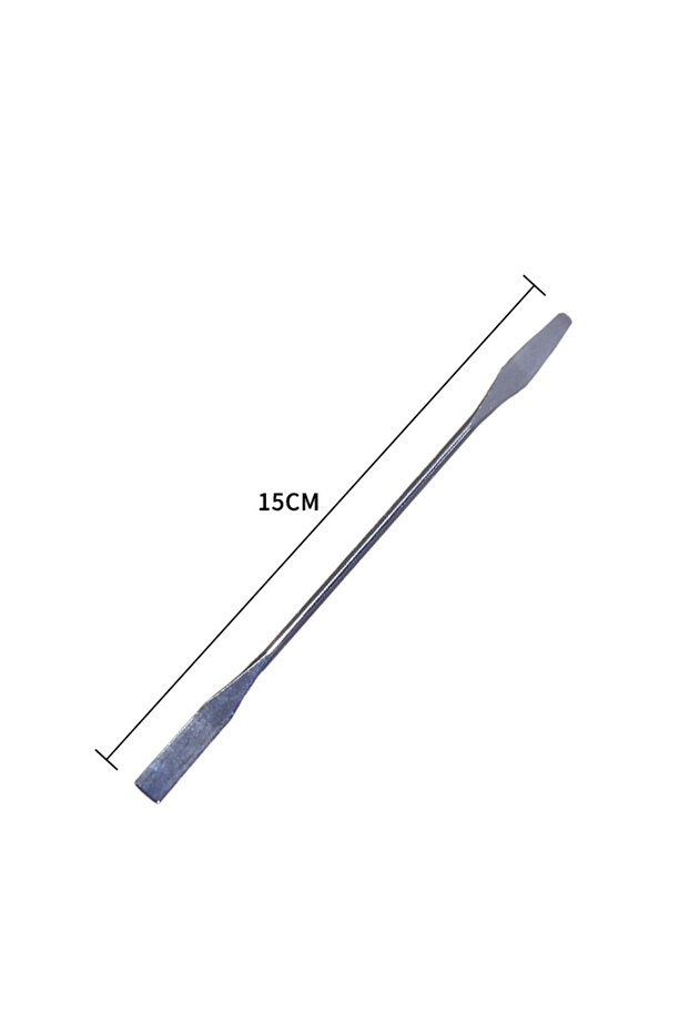 Silver Nail Art Eye Shadow Cream Stirring Rod Stainless Metal Gel Stirring Tool Spatula Pin Nail Acc