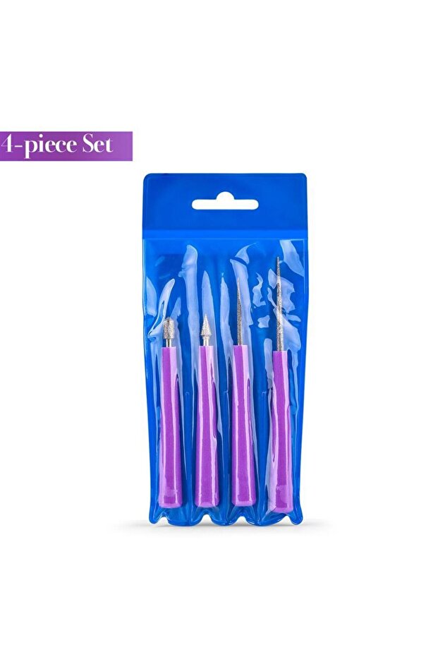 4pcs set 1/4 Pcs Diamond Tipped Bead Reamer Burr Beading Hole Enlarger Tools Puncher for DIY Jewelry