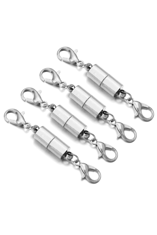 5 Sets Rhodium 5Sets/Lot Magnetic Clasps for Jewelry Making DIY Bracelet Necklace Magnet Clasp Conne