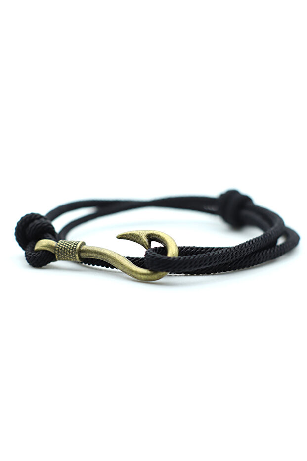 black Noter 10 Colors New Men Fishhook Bracelet Beach Navigation Surfing Cool Riding Thin Rope Bracl