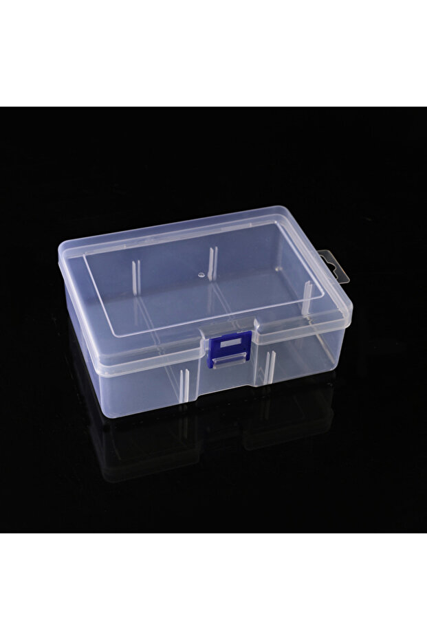 1PC Clear Plastic Box Rectangular Screwdrivers Bits Tools Bleads Dustproof Waterproof Packing Storag - 1