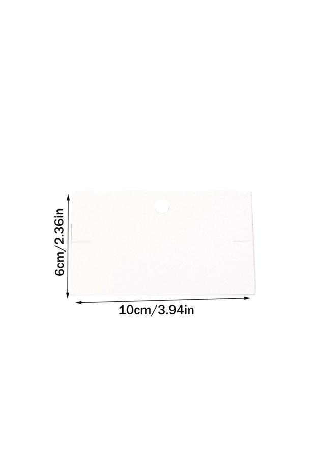 6x10 WT 50pcs 6x10cm Bracelet Display Cards Necklace Holder Hanging Showing Tags For Jewelry Small B