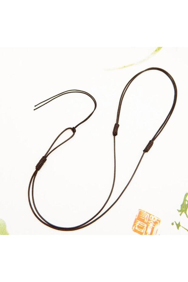1pc 1.5mm-brown 1/10pcs Adjustable Necklace Wax Rope Leather Cord Chain Black Braid Wax Cord Knot Sl