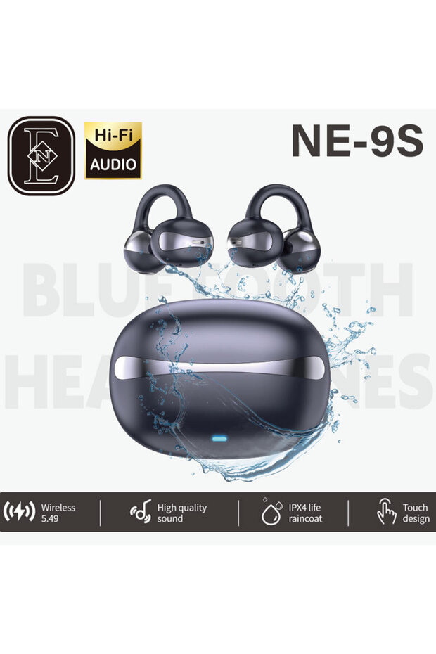 Wireless Bluetooth headset, Bluetooth 5.3 headset, with LED digital display - 1