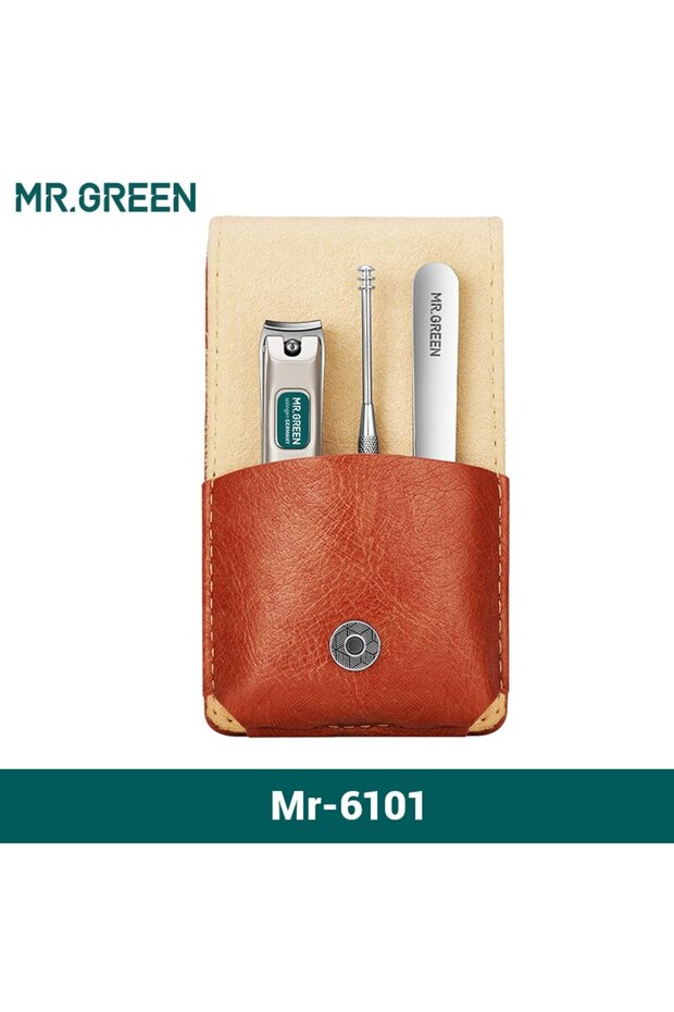 MR.GREEN Mr-6101 Portable Manicure Sets Pedicure Kits Stainless Steel Nail Clippers Tool Travel Groo