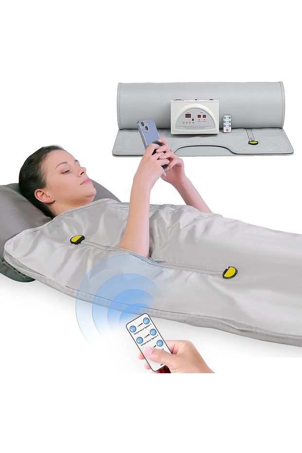 Sauna Blanket Weight Loose Therapy Far Infrared Portable Steam Detox Anti Ageing Beauty Slimming