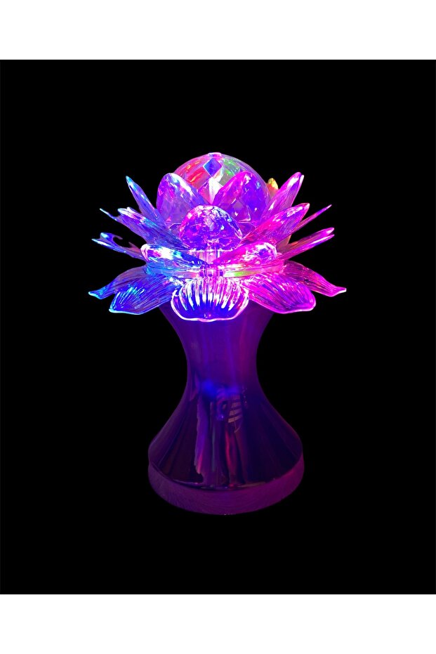 مصباح ديسكو دوار يوضع على الطاولة - 2