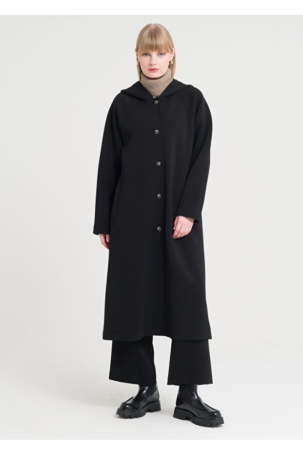 Reglan Kol Kapşonlu Kap - 3