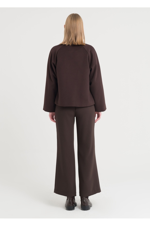 Tek Düğmeli Kısa Kaban - 3