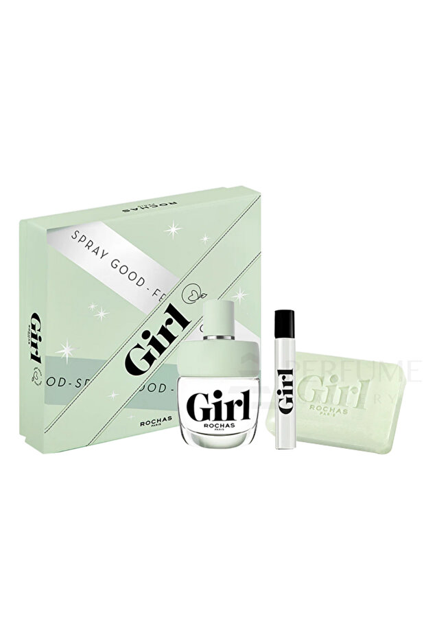 Girl For Women Set Eau De Toilette 60ml + Eau De Toilette 7.5ml + Soap 75g