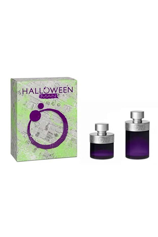 Jesus Del Pozo Halloween Man For Men Set Eau De Toilette 125ml + Eau De Toilette 50ml (Soft Box)