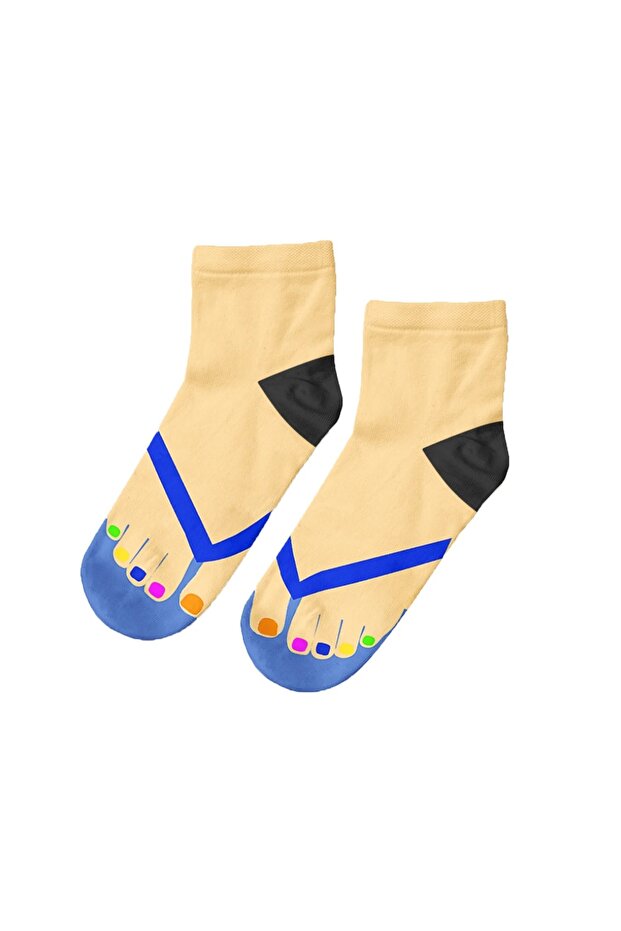 Digital Printed Booties Socks - 5