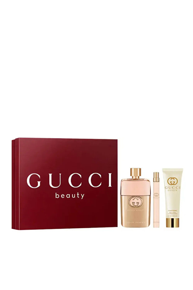 Guilty Pour Femme For Women Set Eau De Parfum 90ml + Eau De Parfum 10ml + Bl 50ml