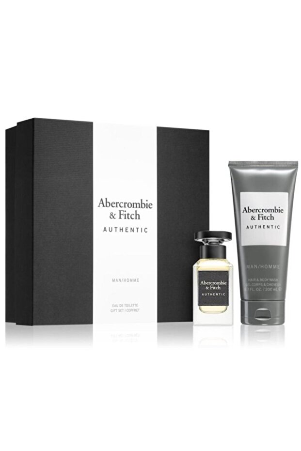 Authentic For Men Set Eau De Toilette 50ml+ Hair & Bw 200ml