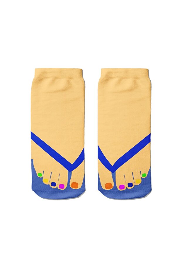 Digital Printed Booties Socks - 3