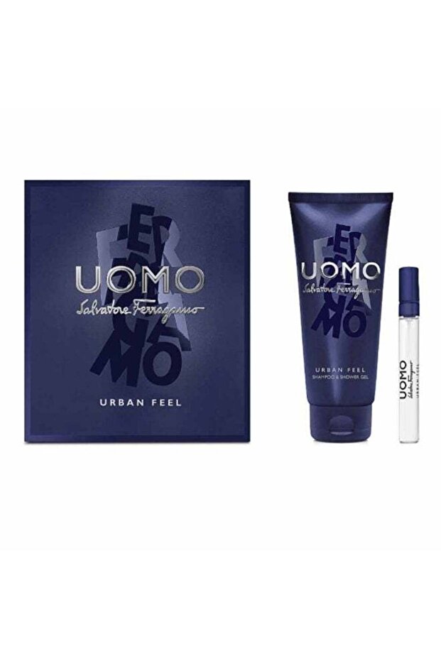 Uomo Urban Feel For Men Mini Set Eau De Toilette 5ml + Shampoo & Sg 50ml