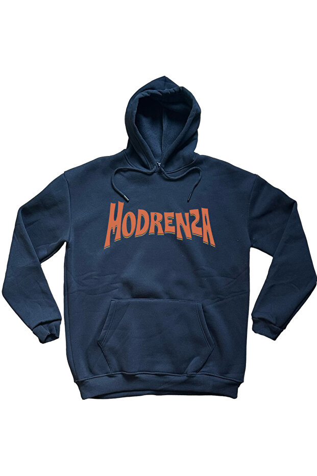 Baskılı Kapüşonlu Sweatshirt