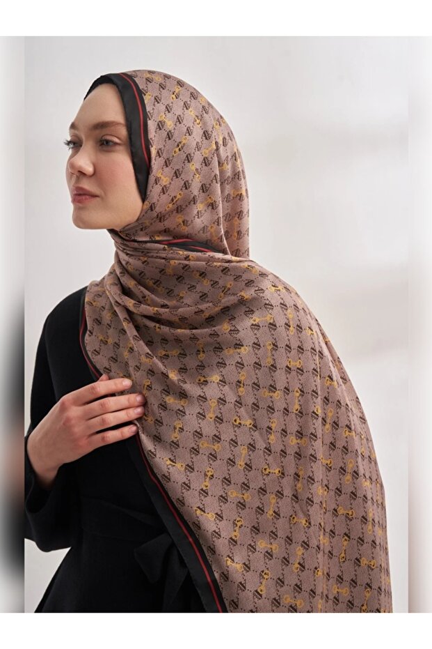 İTHAL VUAL MONOGRAM DESEN ŞAL - 3