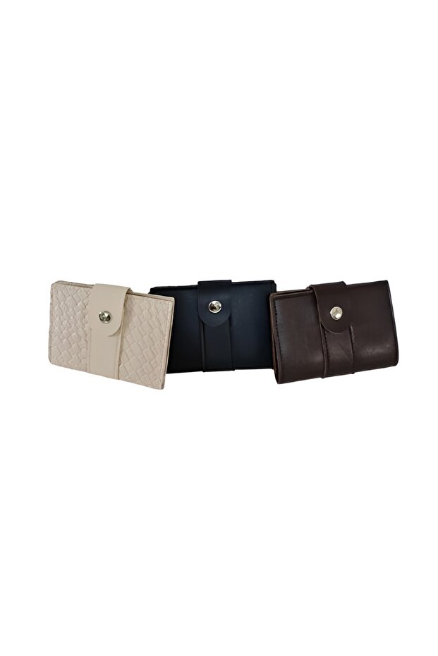 Triple Unisex Small Wallet and Card Holder