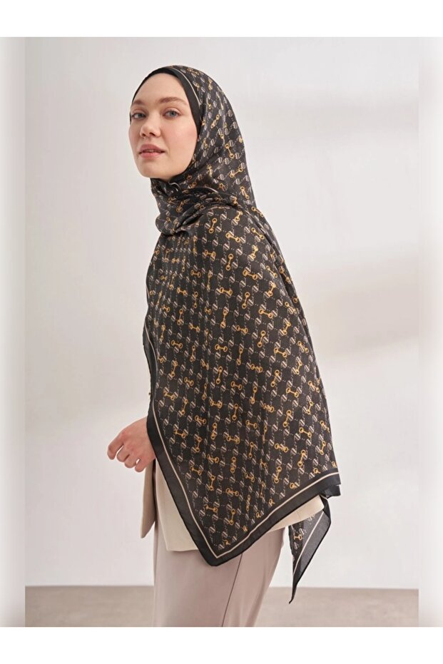 İTHAL VUAL MONOGRAM DESEN ŞAL - 2