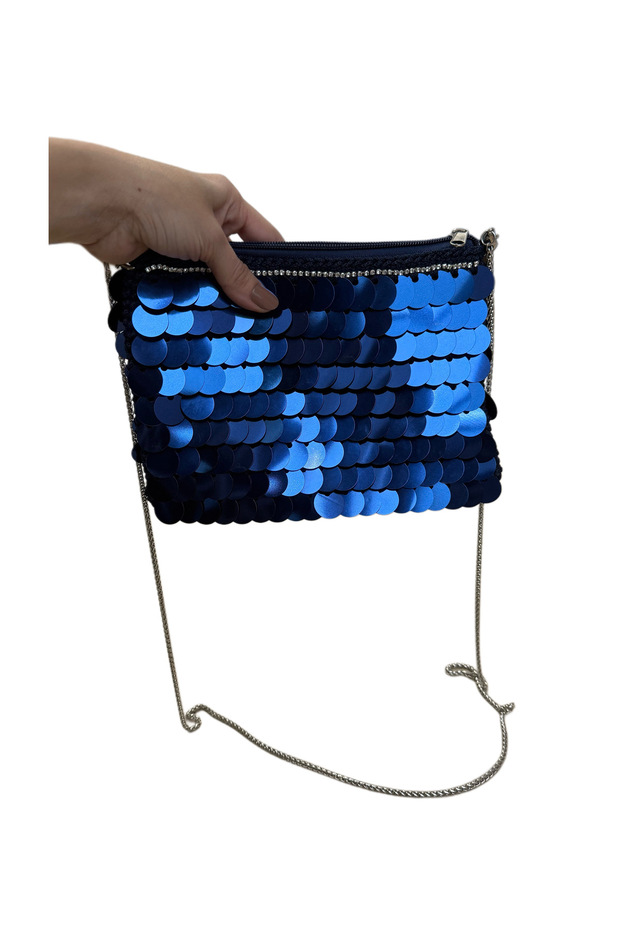 El Örgüsü Pullu Abiye Çanta - 3