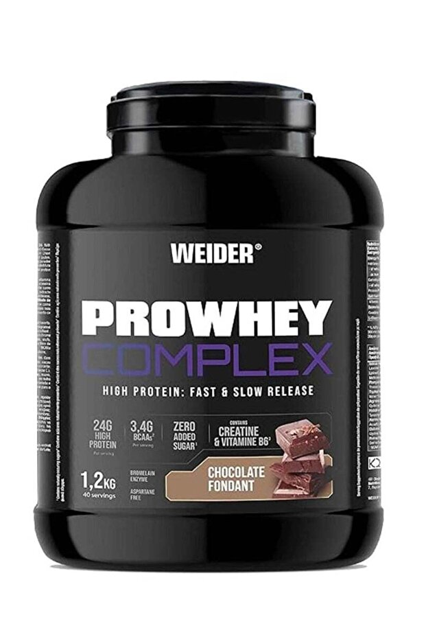 PROWHEY COMPLEX HIGH PROTEIN Chocolate Fondant 1.2KG 40 Servings