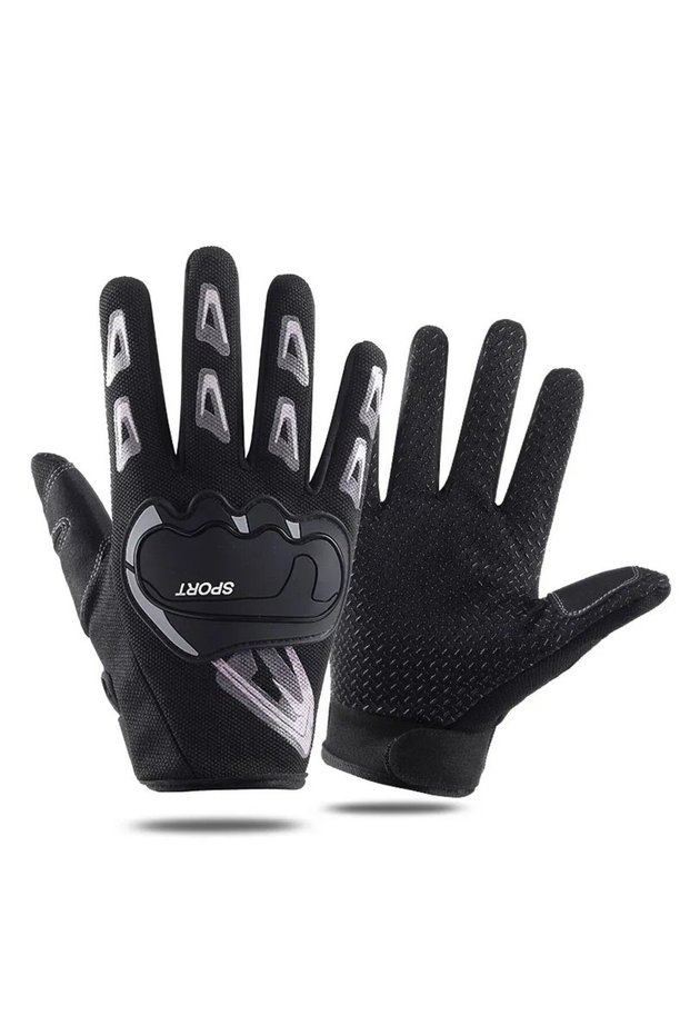 Lightweight Breathable Anti-Skid Full Finger Touch Screen Mountain Bike Motorcycle Gloves