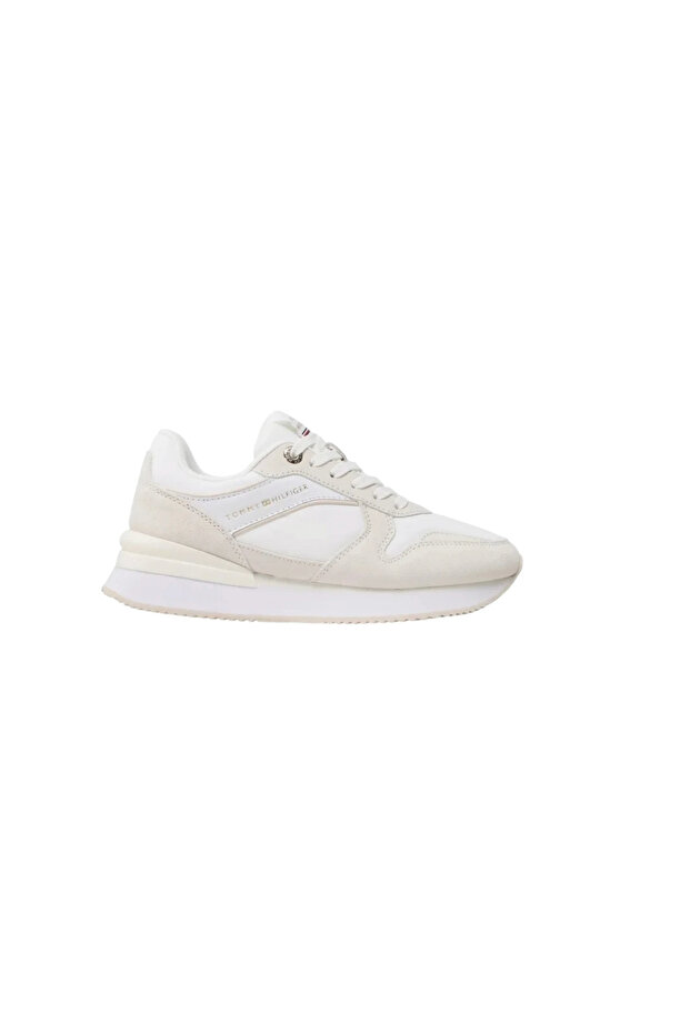 Fw Arlene 1C White Women's Leather Suede Sneaker Xw0Xw04486