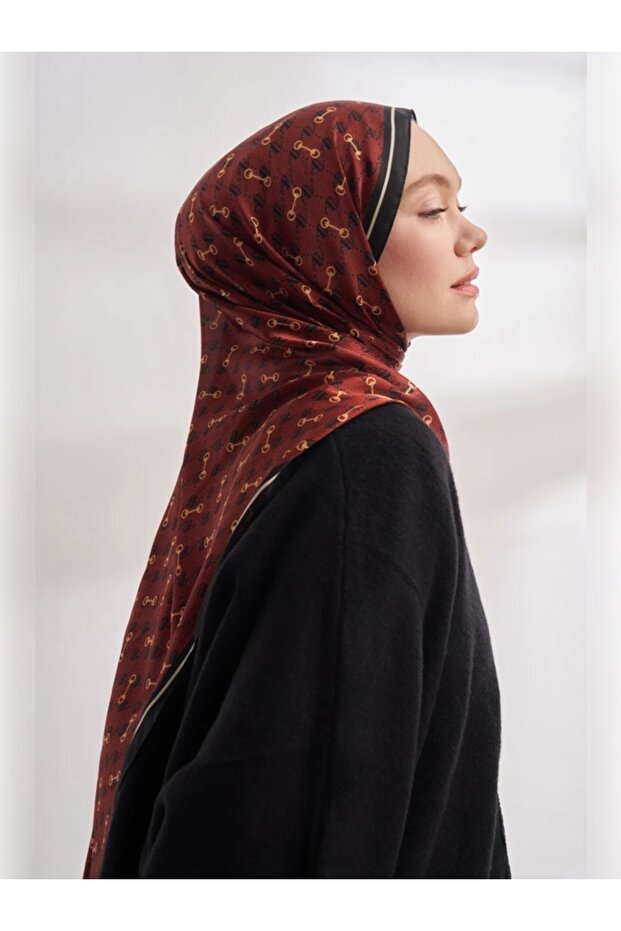 İTHAL VUAL MONOGRAM DESEN ŞAL - 3