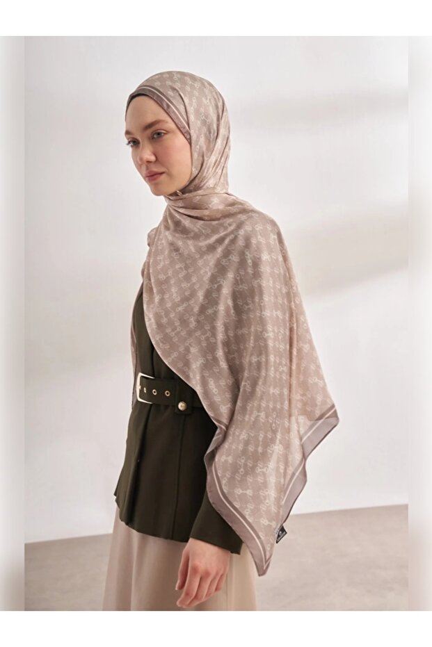 İTHAL VUAL MONOGRAM DESEN ŞAL - 2