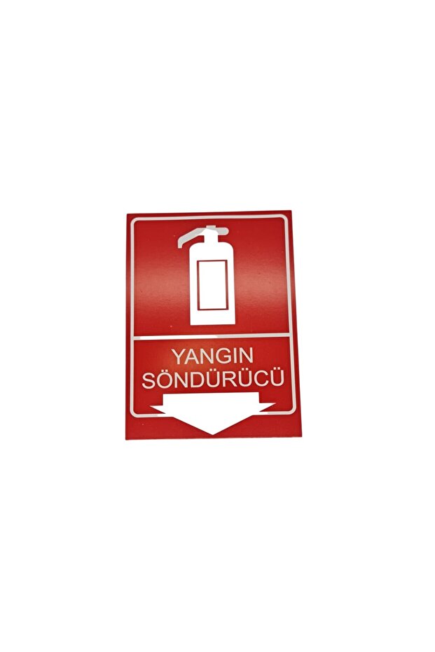 Fire Extinguisher Decota Printing – 3 mm Forex Warning Sign 15 cm × 20 cm