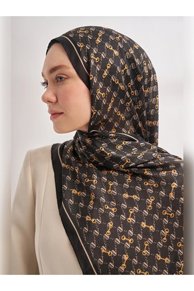 İTHAL VUAL MONOGRAM DESEN ŞAL - 3