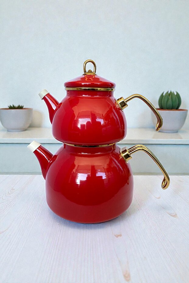 Emaye Çaydanlık - 2