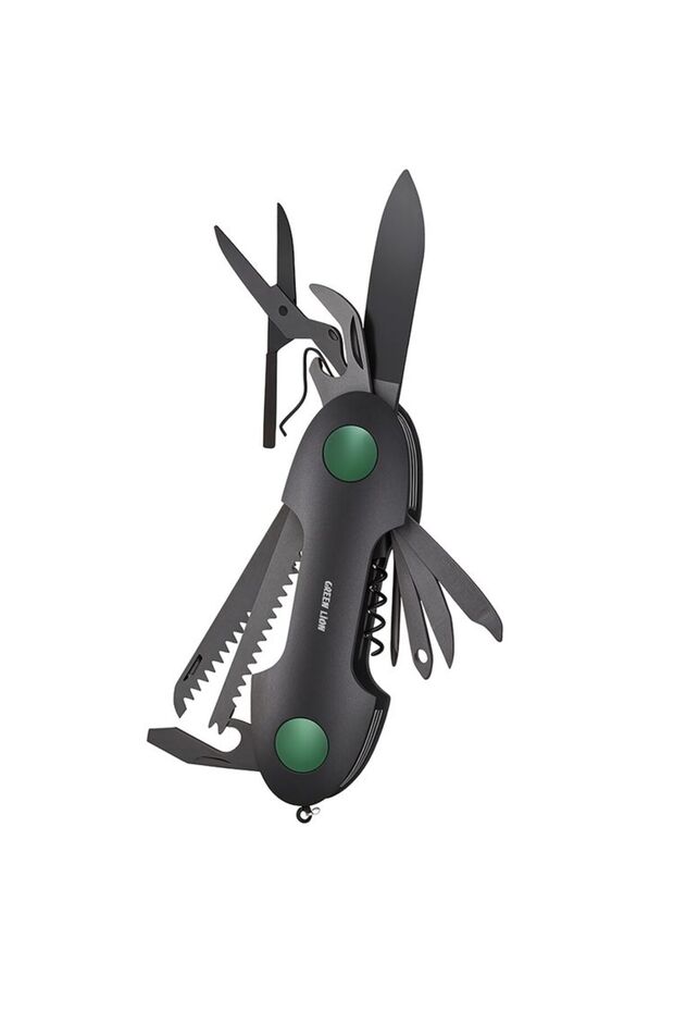 14-in-1 Multi Tool Keychain Knife - Black