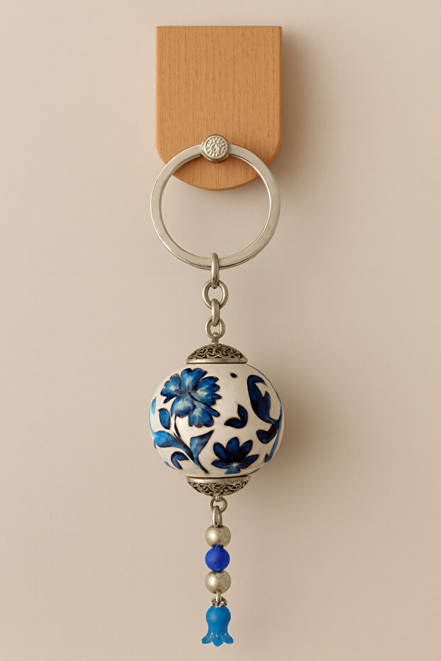 Handmade Chinese Ceramic Keychain