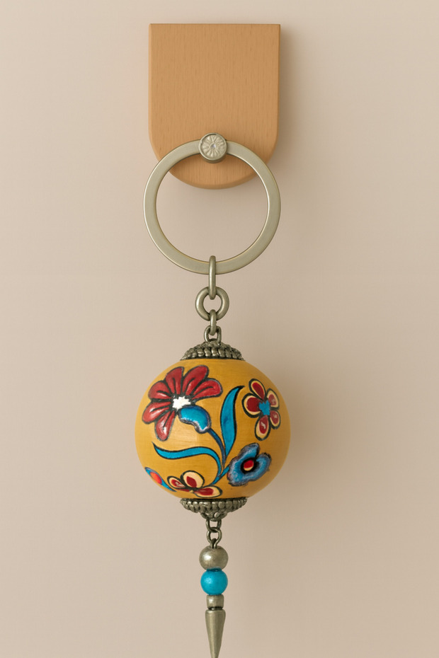 Handmade Chinese Ceramic Keychain