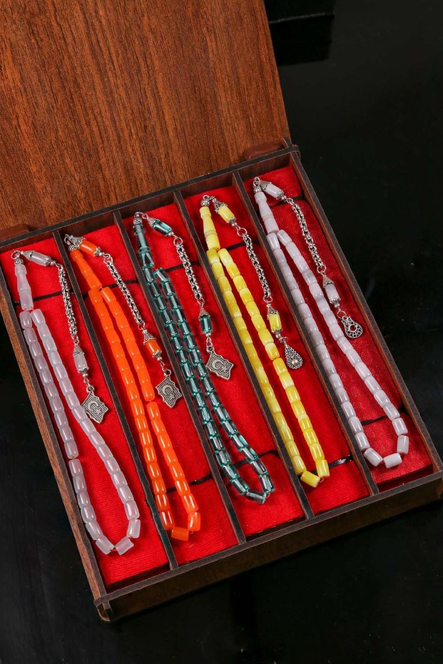 5-Piece Aircraft Glass Set with Masterful Craftsmanship in a Wooden Box