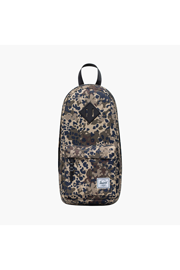 Herschel Supply Co Printed Sling Backpack with Adjustable Strap and Zip Closure - 39x19x15 cms
