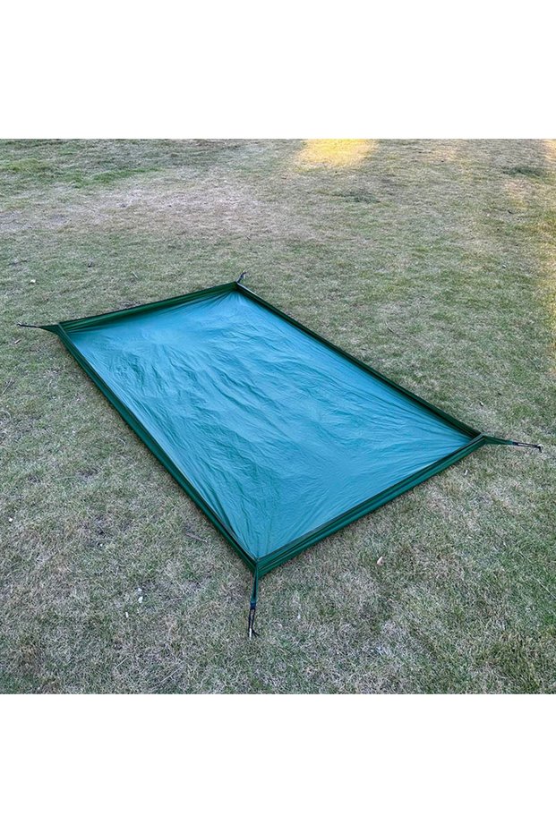 20D Nylon Silicone 1/ 2 person Multifunctional Tent Footprint - Camping Tent Bathtub Floor for Tarp