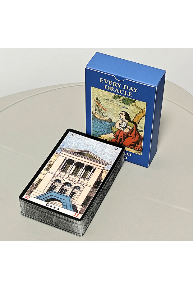 Oracle Sibyl Cards 52 Pcs Oracle Sibyl Cards 9*6cm Every Day Oracle Deck Sibilla Italian Deck For Pa