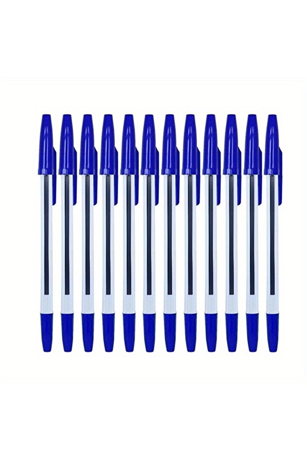 Blue 12pcs/Mix Quick-Dry Gel Pens, with Removable Cap, Medium Tip, Smooth Writing Experience, Ideal