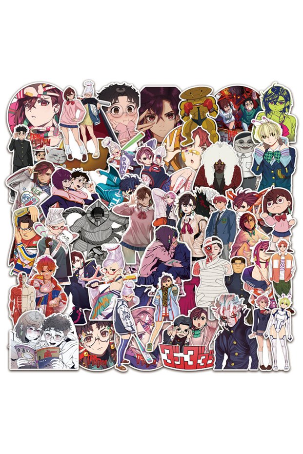 Bandai 50PCS 10/30/50pcs Anime Dandadan Stickers Momo Ayase Okarun Cartoon Decal Laptop Phone Fridge