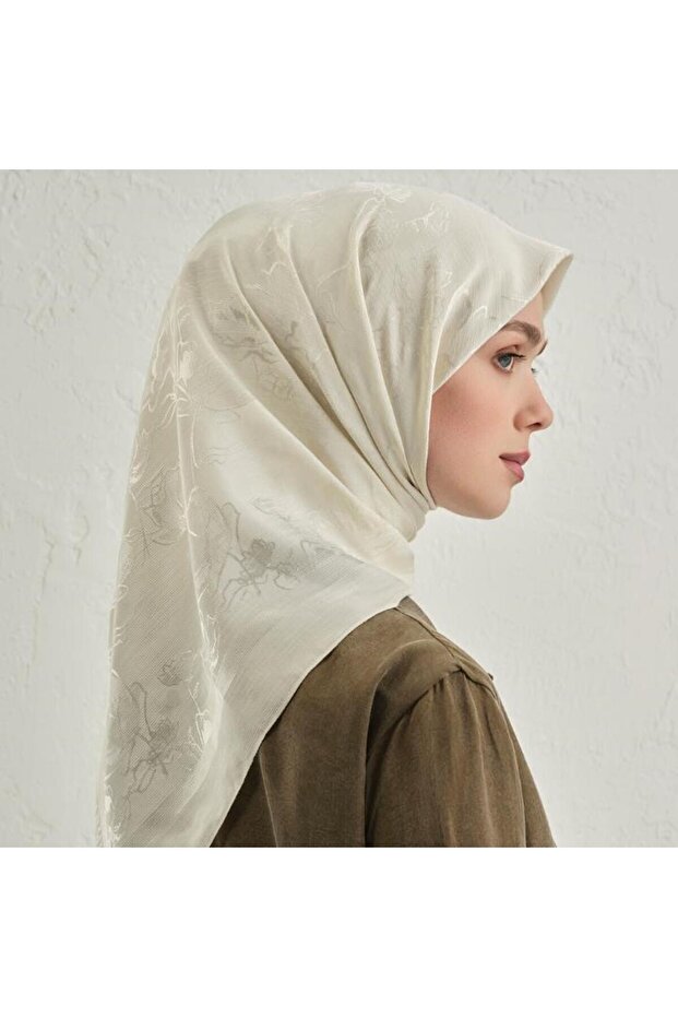 Eșarfă colorată din bumbac Eșarfă multicoloră - 1