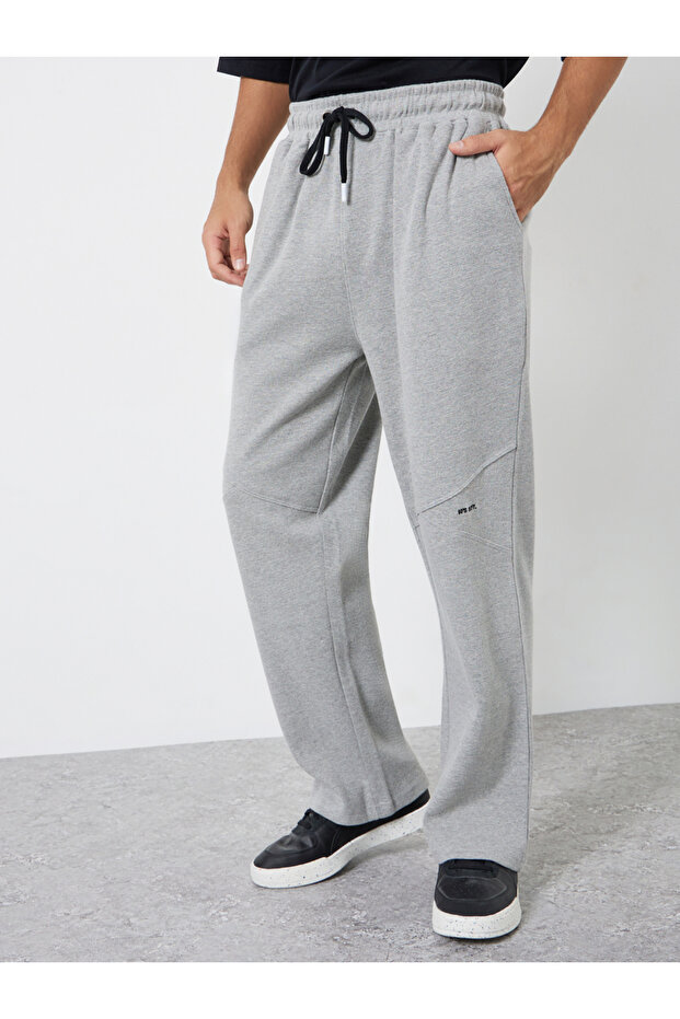 Men Grey Oversized Joggers