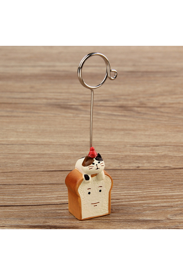 H Cute and Creative Animal Resin Message Holder, Office Desk Decoration, Cute Ornaments, Message Ho.