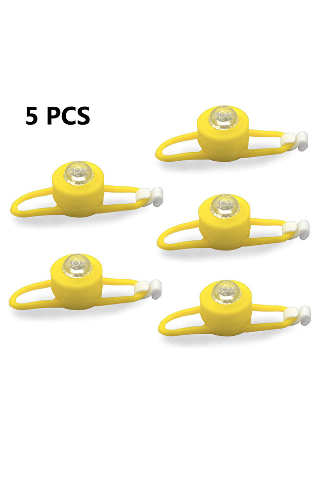 5pcs Light Straps for Yellow Small Bike Duck Bicycle bell Duck Ducky Bicycle Airscrew Helmet Wind Mo
