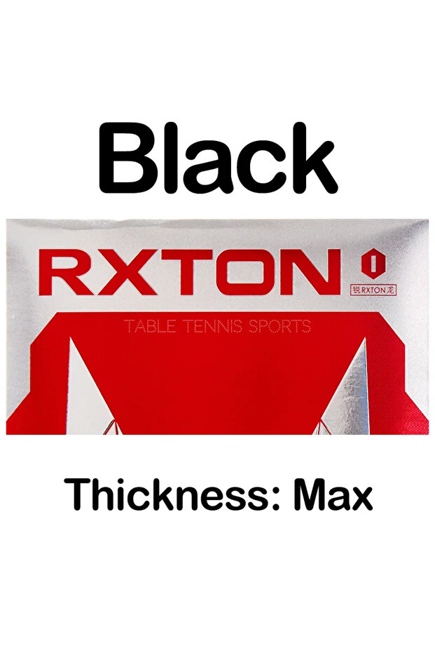 كرة تنس الطاولة الأصلية السوداء LOKI RXTON 1 RXTON-1 متعددة الاستخدامات للتحكم في الدوران، مصنوعة من إسفنجة بينج بونج...